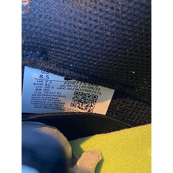 Nike SB Dunk Low HUF San Francisco Black Orange Men size 8.5 FD8775-001 New - Picture 6 of 12